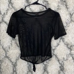 Mesh Crop Top
